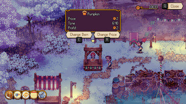 Una imagen que muestra a un comerciante en Kynseed. 