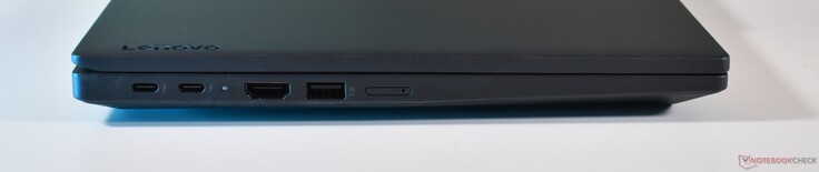 izquierda: 2x Thunderbolt 4, HDMI, USB-A 3.2 Gen 1, nanoSIM