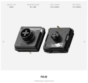 Especificaciones del interruptor táctil Lofree Flow 2 Pulse. (Fuente de la imagen: Lofree)