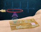La piel electrónica puede llevarse como un vendaje que envía información sobre biomarcadores a un teléfono cercano. (Fuente de la imagen: MIT.edu)
