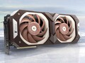 Dos ventiladores Noctua de 25 mm hacen que la RTX 3070 personalizada de ASUS sea silenciosa y gruesa. (Fuente de la imagen: Noctua)