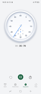 Cronómetro (Fuente de la imagen: Captura de pantalla - Sergey Tarasov - Notebookcheck)