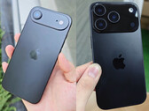 Unidades ficticias que muestran los diseños del iPhone 17 Air y del iPhone 17 Pro, de izquierda a derecha. (Fuente de la imagen: Majin Bu)