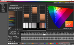 ColorChecker antes de la calibración