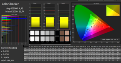 CalMAN - colorchecker (calibrado)