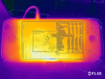 Prueba de tensión de temperaturas superficiales (frente)