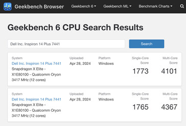 (Fuente de la imagen: Geekbench)