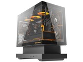 La variante negra de la caja Floatron F1 mATX de edición estándar. (Fuente de la imagen: darkFlash)