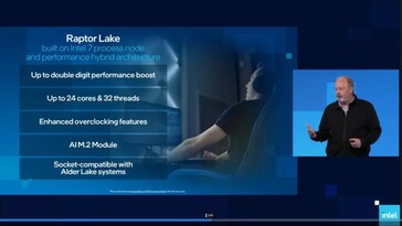Presentación de Intel sobre Raptor Lake. (Fuente de la imagen: Intel)