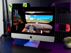 Gameplay de Forza Horizon 5 ejecutándose en un iMac 2019 Apple con SteamOS, con superposición de FPS visible en pantalla. (Fuente de la imagen: ETA PRIME en YouTube)