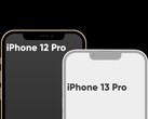 La comparación lo asegura: se supone que la muesca se reducirá en 2021, no solo en el iPhone 13 sino también en el iPhone 13 Pro (Fuente de la imagen: 91Mobiles)