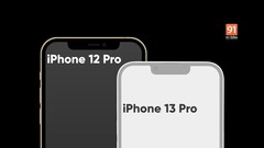 La comparación lo asegura: se supone que la muesca se reducirá en 2021, no solo en el iPhone 13 sino también en el iPhone 13 Pro (Fuente de la imagen: 91Mobiles)