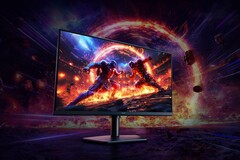 Monitor para videojuegos Samsung Odyssey. La empresa incorporará próximamente la tecnología QD-OLED a las pantallas para videojuegos de 24,5 pulgadas.