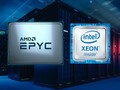 Se espera que AMD EPYC Genoa esté basado en 5nm mientras que Intel Sapphire Rapids Xeon es de 10nm. (Fuente de la imagen: AMD/Intel/ANS - editado)