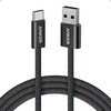 El cable Anker Zolo USB-A a USB-C (1 m/1,8 m, trenzado). (Fuente de la imagen: Anker)