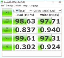 CrystalDiskMark 5.2.1