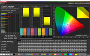 CalMAN: Colores mixtos - Perfil adaptativo (Estándar): Espacio de color de destino DCI-P3