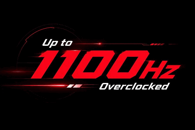 El LG UltraGear 25G590B puede overclockearse aún más, hasta los 1100 Hz.
