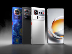El Nubia Z80 Ultra en sus múltiples colores de lanzamiento mundial. (Fuente de la imagen: Nubia)