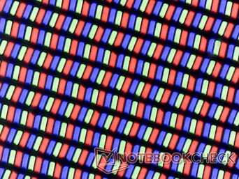 Matriz de subpíxeles RGB nítidos