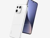 El Xiaomi 13 toma prestados elementos de diseño de muchos otros smartphones insignia. (Fuente de la imagen: @OnLeaks &amp; CompareDial)