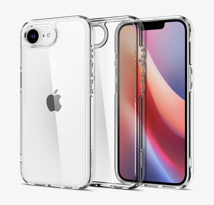 Un fabricante de accesorios ha filtrado imágenes del iPhone SE 4 en Apple. (Fuente de la imagen: Spigen)