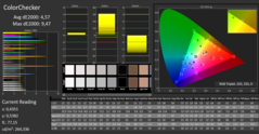 CalMAN - Color Checker (después de la calibración)