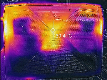 mapa de calor (carga, parte inferior)