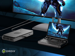 La GPD Win Mini 2025 se presenta en acabados blanco y negro. (Fuente de la imagen: GPD & Droix)