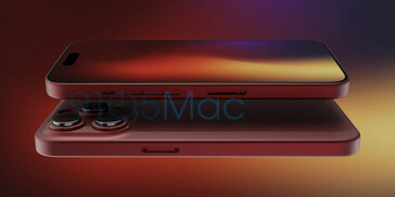 opción de color rojo oscuro del iPhone 15 Pro. (Fuente de la imagen: 9to5Mac)