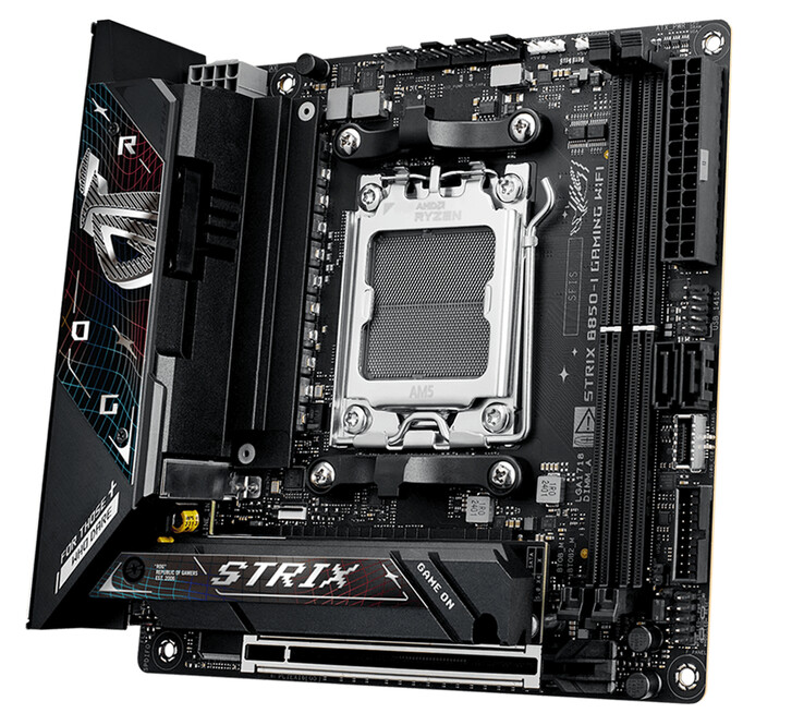 El ASUS ROG Strix B850-I Gaming WiFi para comparar. (Fuente de la imagen: Asus)