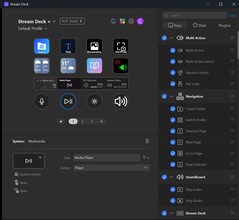 Stream Deck app: arrastre las funciones a los botones