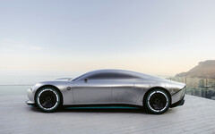 El Mercedes Vision AMG está construido sobre la plataforma AMG.EA, cuyo lanzamiento está previsto para 2025. (Fuente de la imagen: Mercedes-AMG)
