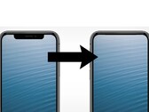 el iPhone 15 podría trasladar el sistema de cámaras frontales al bisel superior, mientras que el iPhone 16 será probablemente el primer modelo en incorporar cámaras bajo la pantalla. (Fuente de la imagen: PetaPixel)