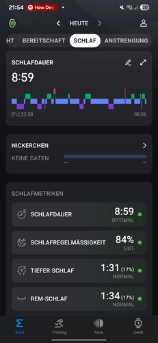 Amazfit Active2 Sueño