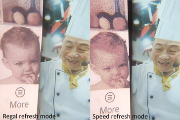 Modos Regal y Speed frente a revista.