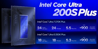 Actualización Intel Arrow Lake: Core Ultra 7 270K Plus y Core Ultra 5 250K Plus (Fuente: Intel)