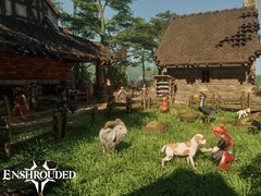 Ilustración promocional oficial de Enshrouded 1.0.