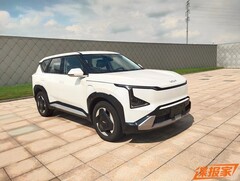 Se han filtrado supuestamente imágenes de la versión de producción del Kia EV5. (Fuente de la imagen: Autohome)