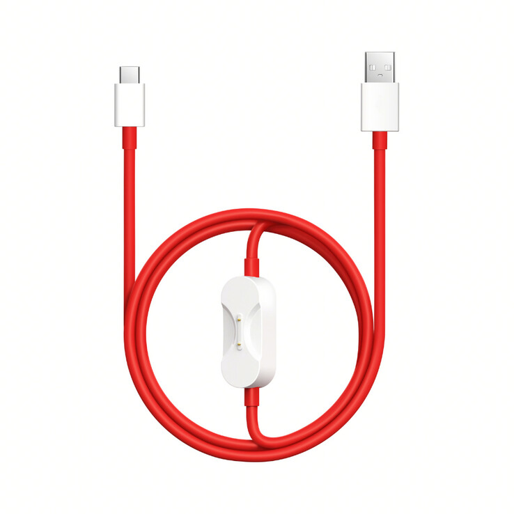 El conector de carga del reloj integrado en el cable (Fuente de la imagen: OnePlus)