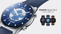 El Watch GS 3 está disponible en los colores Classic Gold, Ocean Blue y Midnight Black. (Fuente de la imagen: Honor)