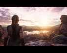 Una imagen que muestra a Senua y un entorno en Senua's Saga: Hellblade II.
