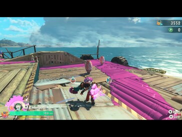 En la imagen: una captura de pantalla del juego Splatoon Raiders.