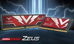 Grupo de Equipo T-FORCE ZEUS DDR4 y SO-DIMM DDR4 kits (Fuente: Grupo de Equipo)