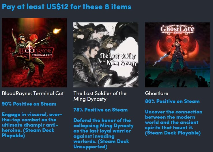 Los 3 juegos adicionales que obtendrá en el tercer nivel de la Close Combat Collection (Fuente de la imagen: Humble Bundle)