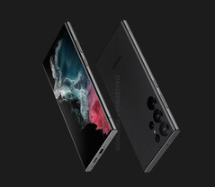 Se espera que el Galaxy S23 Ultra sustituya al Galaxy S22 Ultra a principios de 2023. (Fuente de la imagen: @OnLeaks & Smartprix)