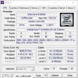 CPU-Z CPU-Z
