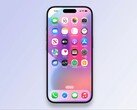 Render que muestra iconos redondeados de aplicaciones de una supuesta build cercana a la final de iOS 19. (Fuente de la imagen: fpt en YouTube)