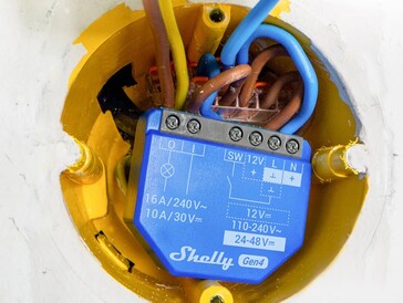 El interruptor inteligente tiene que estar cableado (Fuente de la imagen: Shelly)