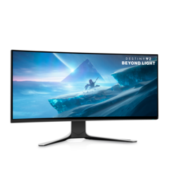 El monitor de juegos Alienware 38, una pantalla ultra ancha de 144 Hz, se vende por 1899,99 dólares. (Todas las imágenes a través de Alienware)